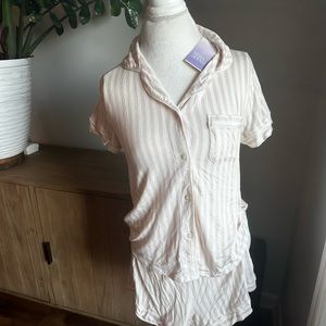 Target Stars Above Blush and Ivory Striped Pajamas